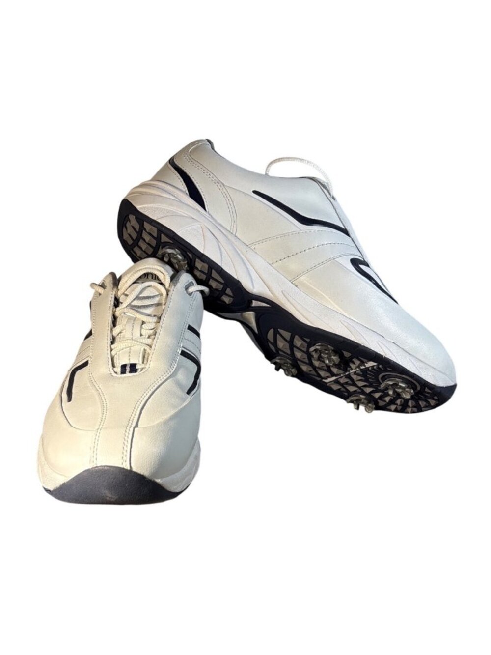 Etonic Mens Dri-Cushion Golf Shoes Size 10W White Insignia Blue EM7100-8